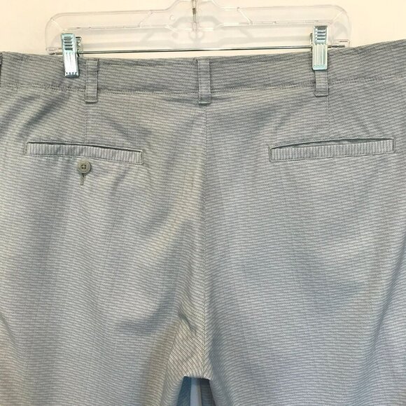 Ben Hogan Men's Flat Front Bermuda Golf Shorts Sz 40 in Gray  Activewear - Picture 8 of 16